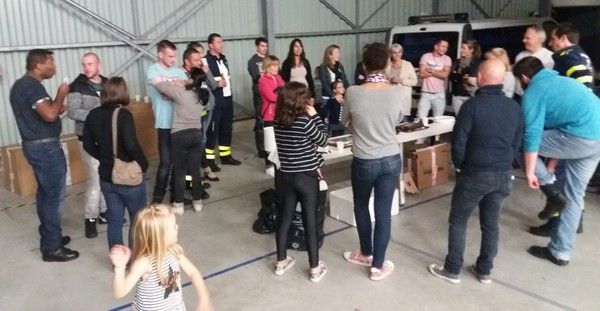 Soirée barbecue avec l ensemble du personnel 